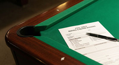 Professional pool table service